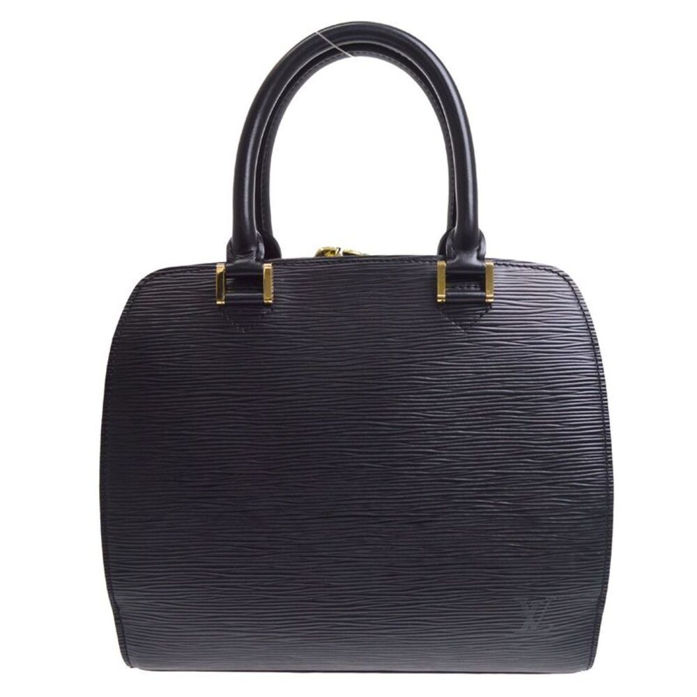 Louis Vuitton Pont Neuf Epi Leather Black Leather Handbag